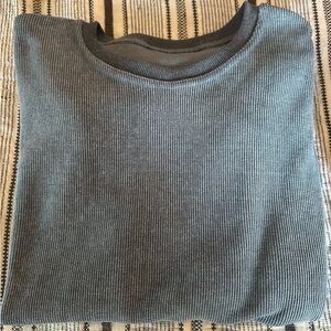 Ribbed Crew Neck
